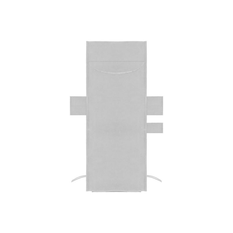  Prosop pentru sezlong, cu 3 buzunare, microfibra, gri, 210x75 cm, Springos 