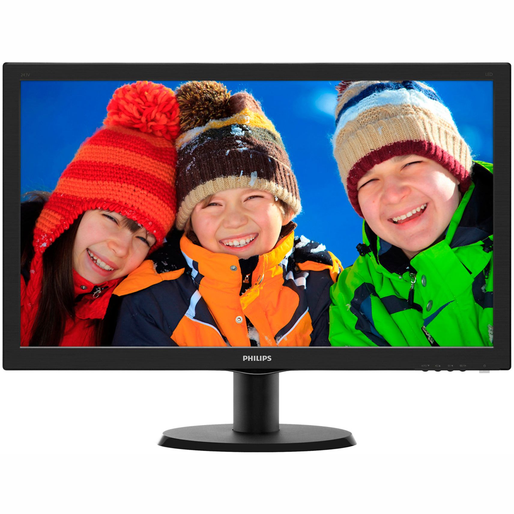  Monitor LED Philips 273V5LHAB/00, 27", Full HD, Negru 