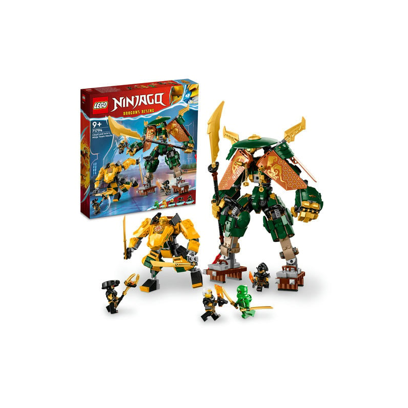 Set LEGO Ninjago - Robotii lui Lloyd si Arin (71794)