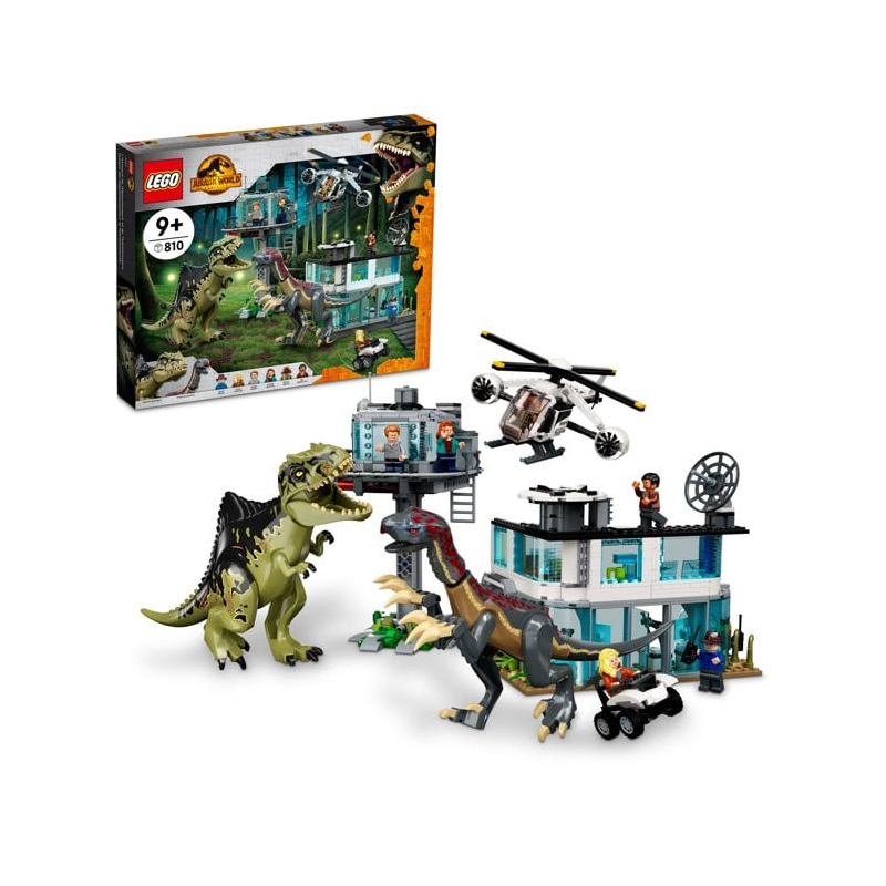 Set LEGO Jurassic World - Atacul Giganotozaurului şi Therizinosaurului (76949)