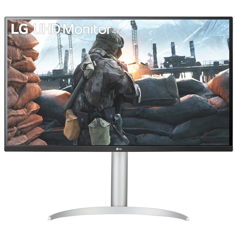  Monitor LED LG 32inch 32UP550-W.AEU, 4K Ultra HD, HDMI, DisplayPort, USB, 60 Hz, Gri 