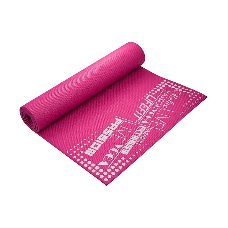  Covoras gimnastica Slimfit, DHS, 173x58x0.6cm, roz, suprafata anti-alunecare, rezistent la umezeala 