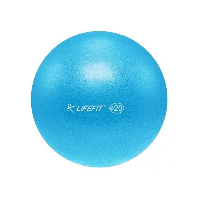 Minge fitness Overball, DHS, diametru 25cm, albastru deschis, interior/exterior, din PVC, greutate maxima suportata 100 kg 