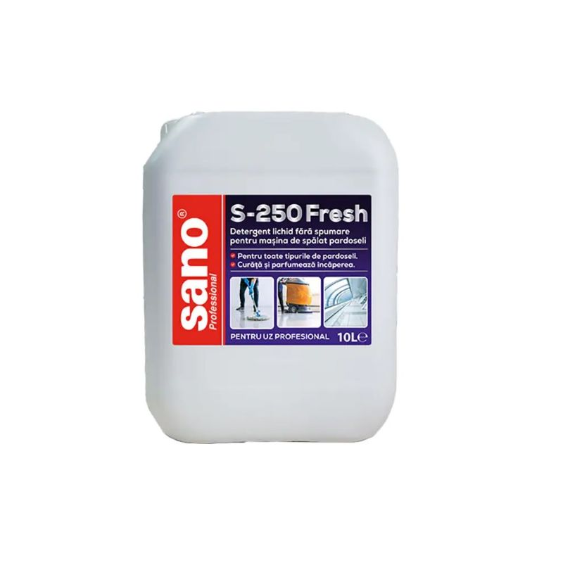  Solutie de curatare pardoseli SANO Professional S-250 Fresh, 10 l 