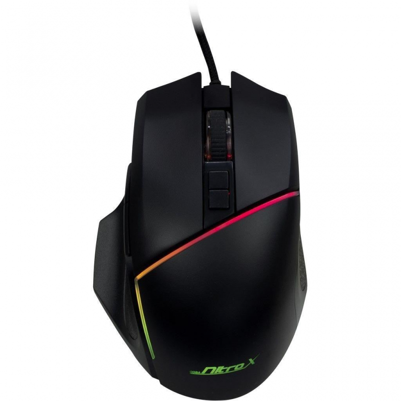  Mouse gaming NitroX GT-100 iluminare RGB negru 
