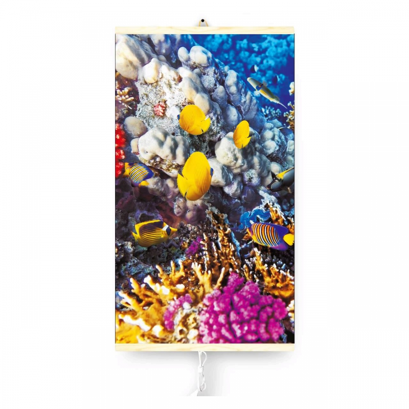Panou radiant electric decorativ TRIO, incalzire cu infrarosu 430W, model Ocean, 100 x 57 cm