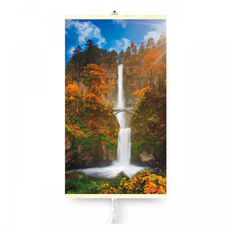  Panou radiant electric decorativ TRIO, incalzire cu infrarosu 430W, model Waterfall, 100 x 57 cm 