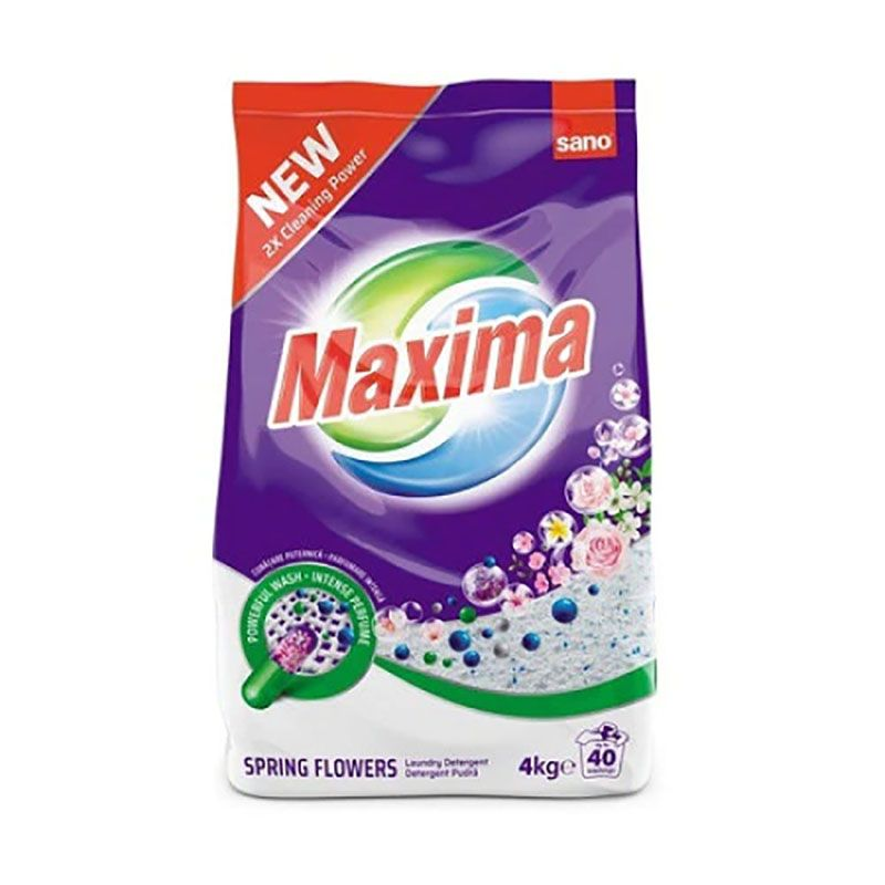 Detergent rufe pudra Sano Maxima Spring Flowers 4Kg