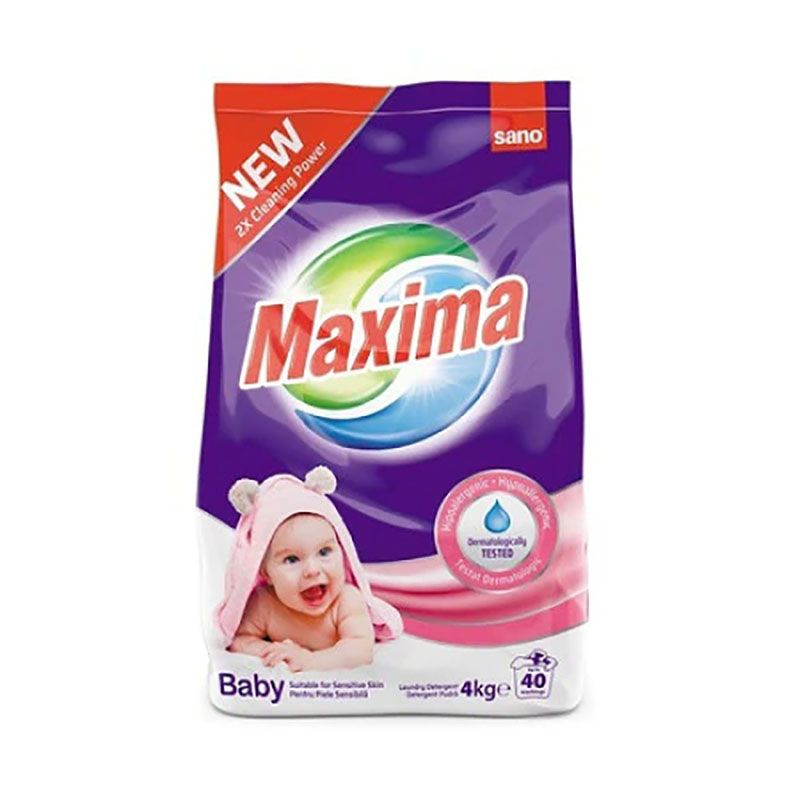 Detergent rufe pudra Sano Maxima Baby 4Kg