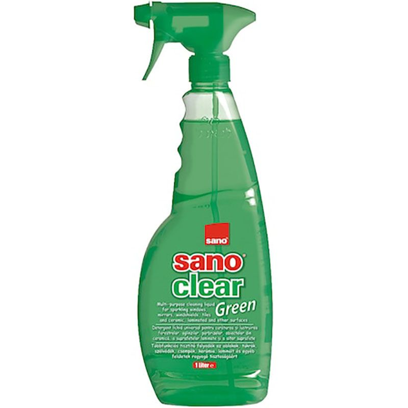  Sano Clear Green Trigger glass cleaner, 1L 