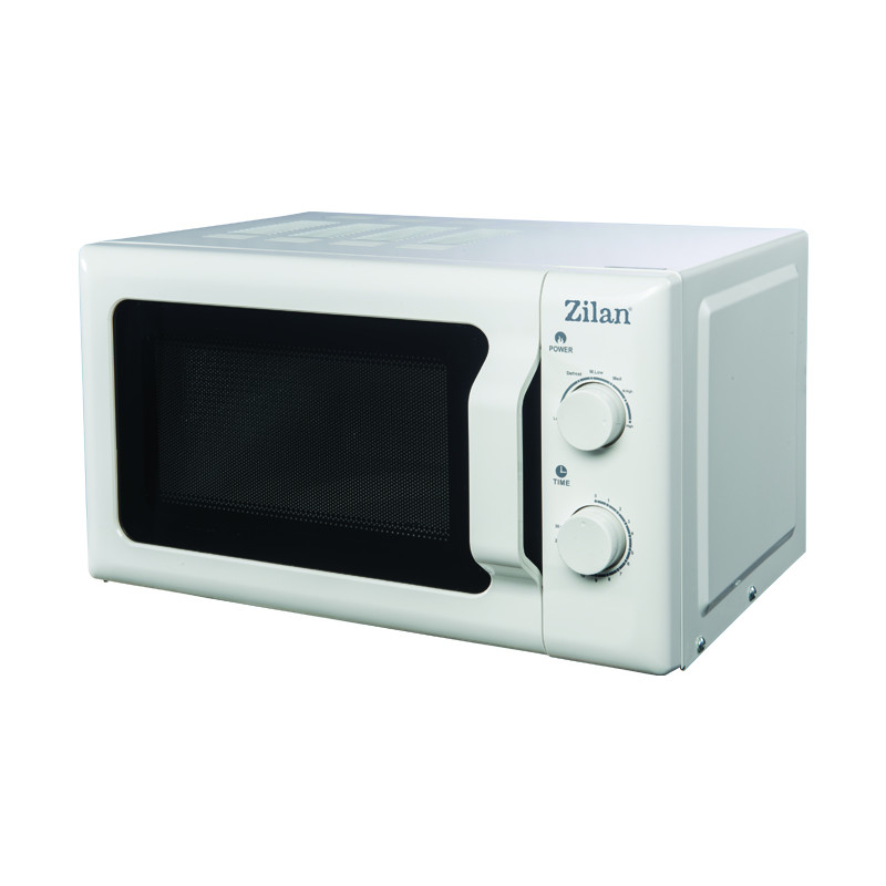 Cuptor cu microunde ZILAN Alb ZLN-1174, 700 W, capacitate 20 l, Functie decongelare, Alb