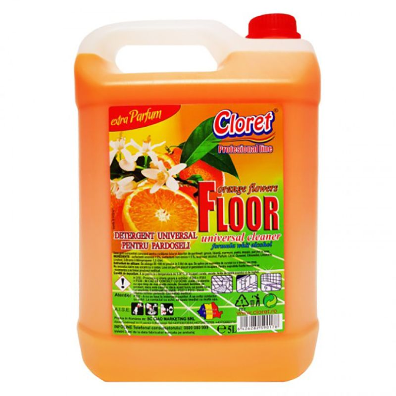  Detergent pardoseala Cloret Orange Flowers 5l 