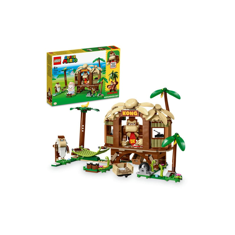 LEGO Super Mario - Set de extindere - Casa din copac a lui Donkey Kong (71424)