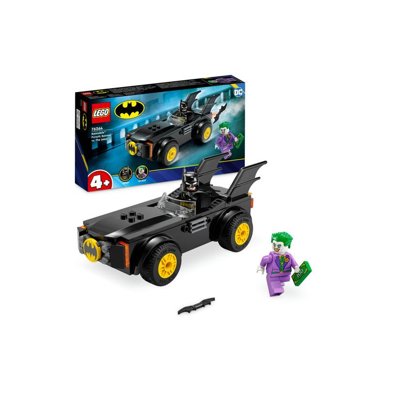 Set LEGO Super Heroes - Urmarire pe Batmobile: Batman contra Joker (76264)