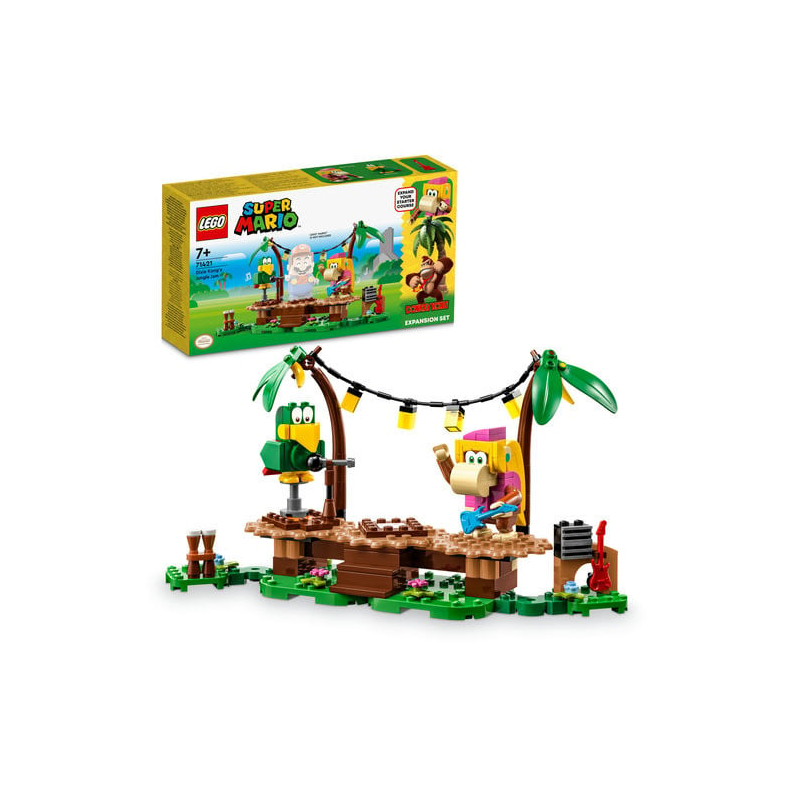 LEGO Super Mario - Set de extindere - Concertul lui Dixie Kong in jungla (71421)