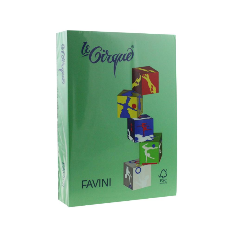  Top 500 Coli Hartie Colorata Favini, A4, Verde Inchis, 80 g/m² 