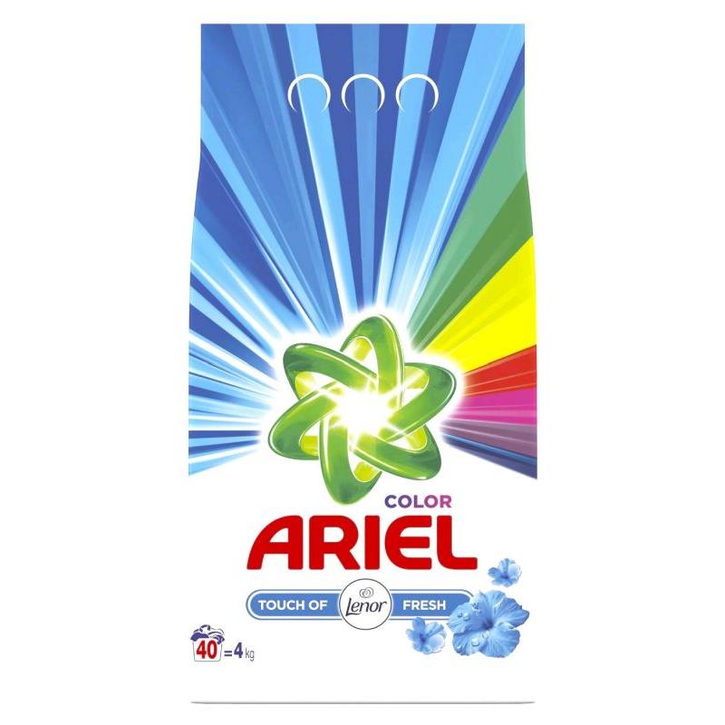 Detergent Automat Pudra Ariel Touch of Lenor Fresh Color, 40 Spalari, 4 kg