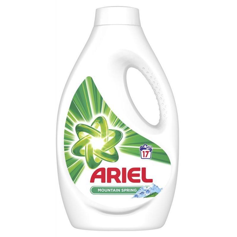 Detergent Automat Lichid Ariel Mountain Spring, 17 Spalari, 0,935 Litri
