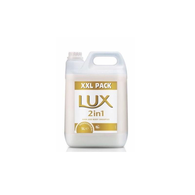 Sampon si Gel de Dus XXL Pack, Lux Professional 2 in 1, 5L
