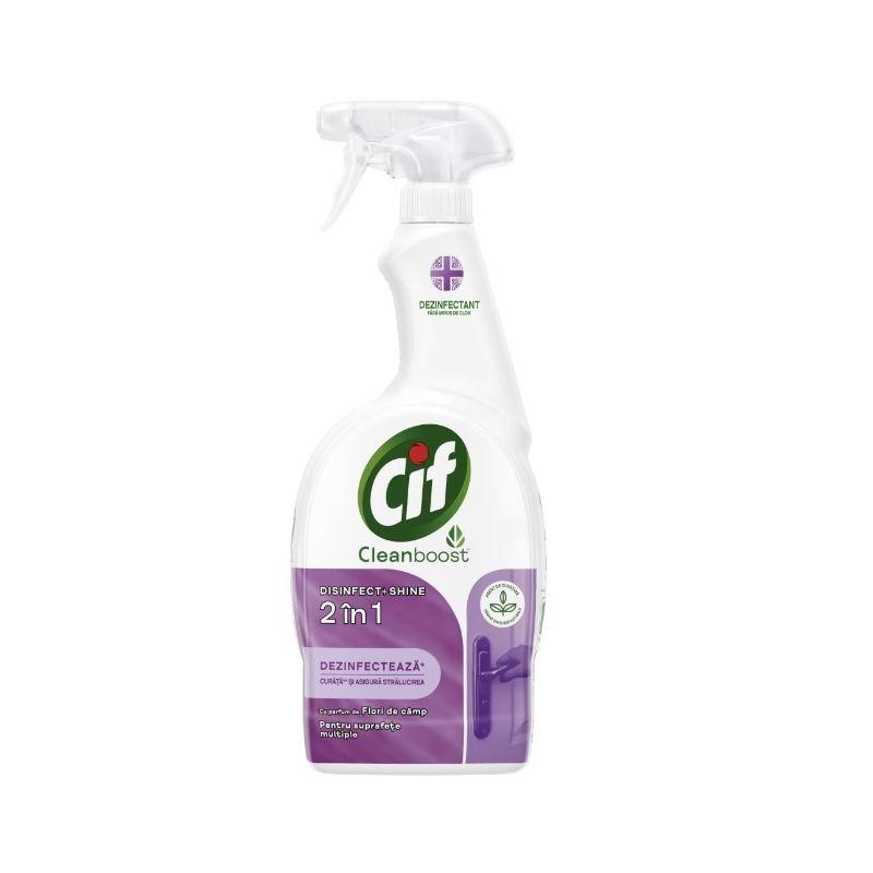 Dezinfectant universal Cif Disinfect & Shine Flori de camp, 750 ml