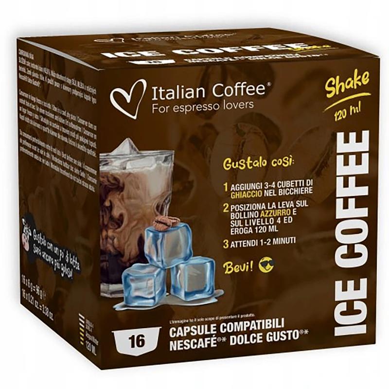 Ice Coffee, 64 capsule compatibile Nescafe Dolce Gusto, Italian Coffee