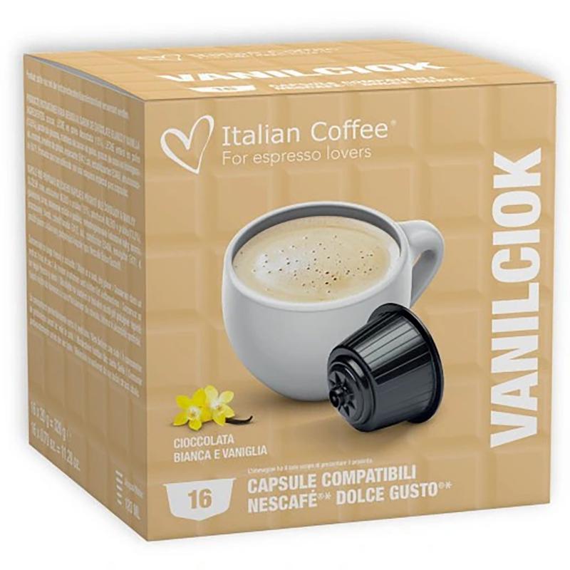 Vanilciok, 64 capsule compatibile Nescafe Dolce Gusto, Italian Coffee