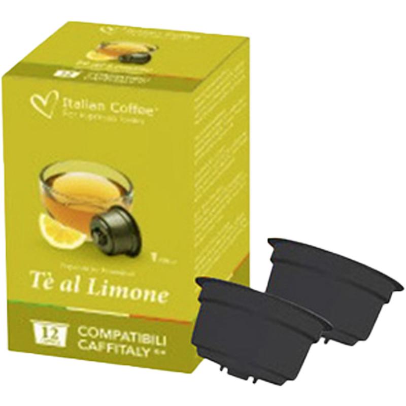 Ceai de Lamaie, 12 capsule compatibile Cafissimo/Caffitaly/Beanz, Italian Coffee