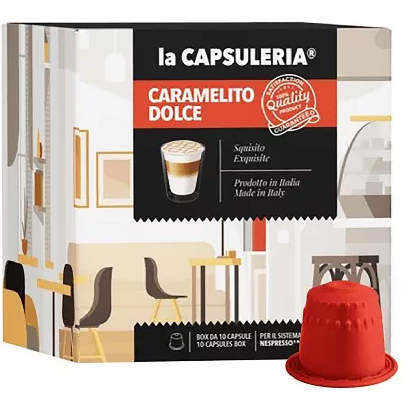 Caramelito, 10 capsule compatibile Nespresso, La Capsuleria