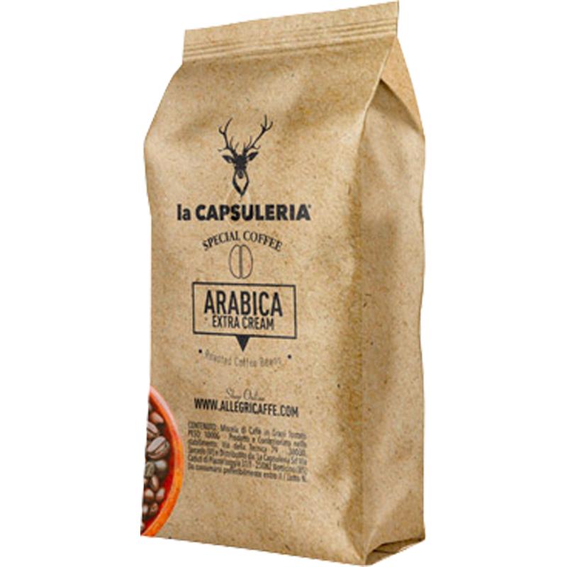 Cafea boabe Arabica Cremoso, Arabica 100%, 6 x1 KG, La Capsuleria