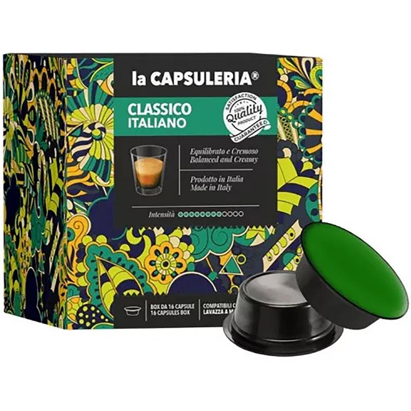 Cafea Classico Mio, 128 capsule compatibile Lavazza a Modo Mio, La Capsuleria
