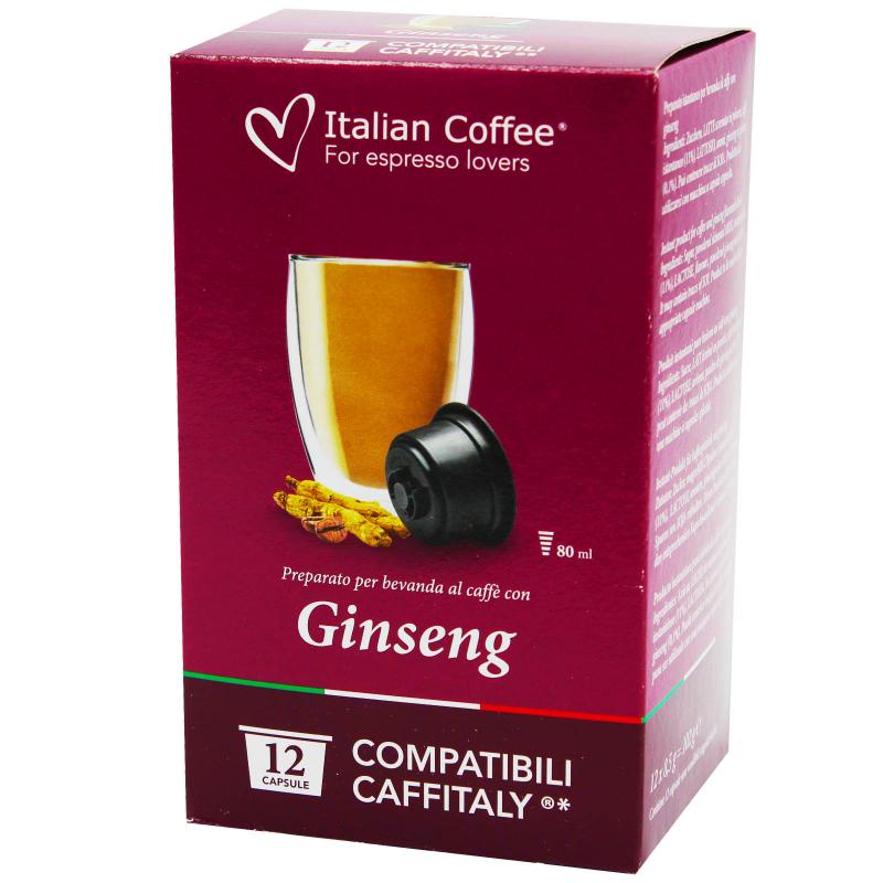 Ginseng, 72 capsule compatibile Cafissimo/Caffitaly/Beanz, Italian Coffee