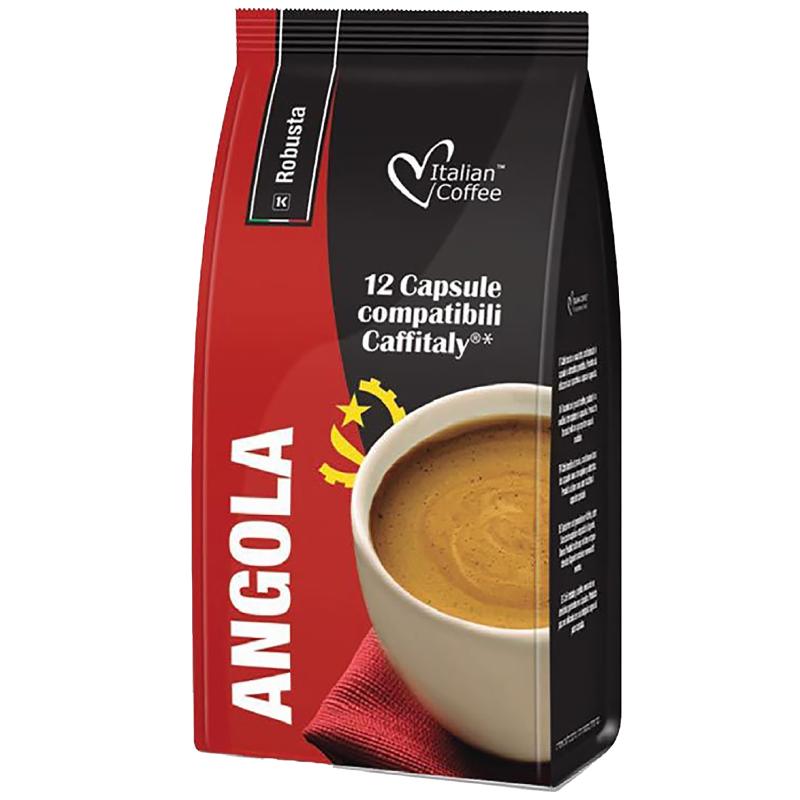 Cafea Angola, 96 capsule compatibile Cafissimo/Caffitaly/Beanz, Italian Coffee