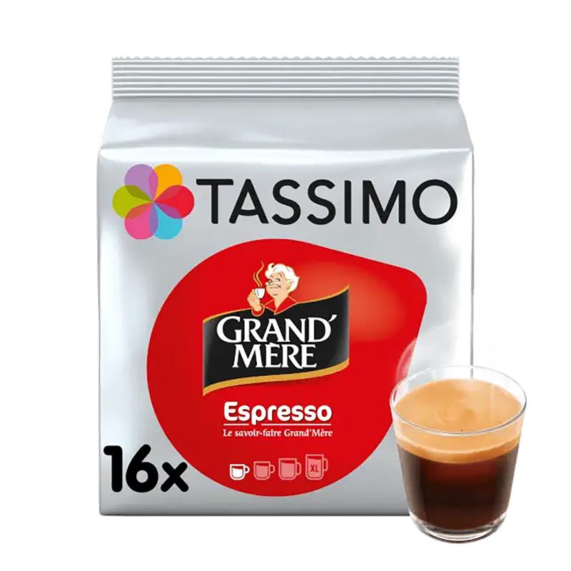 Capsule cafea, Jacobs Tassimo Grand Mere Espresso, 16 bauturi x 60 ml, 16 capsule