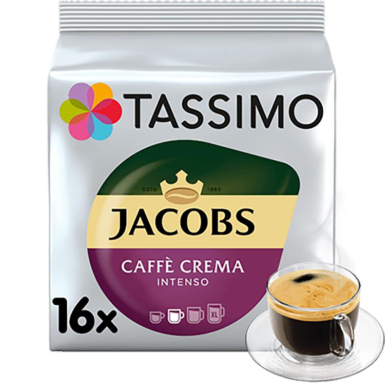Capsule Cafea, Jacobs Tassimo Café Crema Intenso, 80 Bauturi X 150 Ml, 80 Capsule