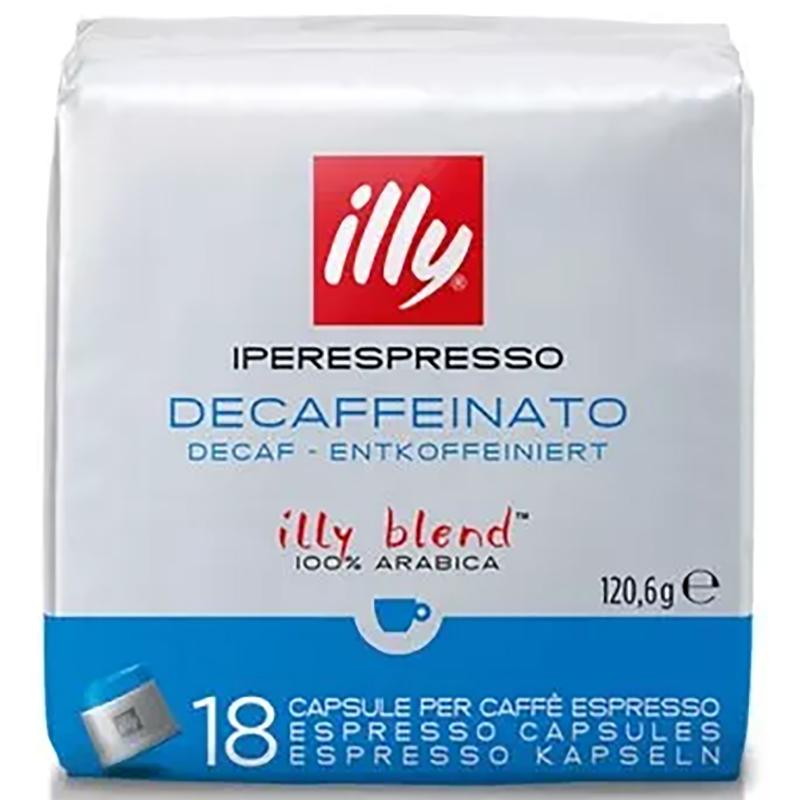 Cafea Decofeinizata Illy,18 capsule compatibile cu Illy Iperespresso Original