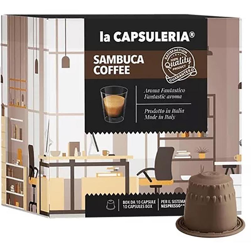Sambuca Coffee, 80 capsule compatibile Nespresso, La Capsuleria