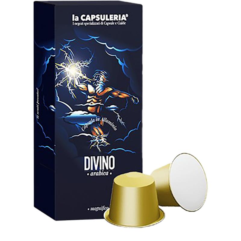 Cafea Divino Arabica de Orgine, 10 capsule compatibile Nespresso, La Capsuleria