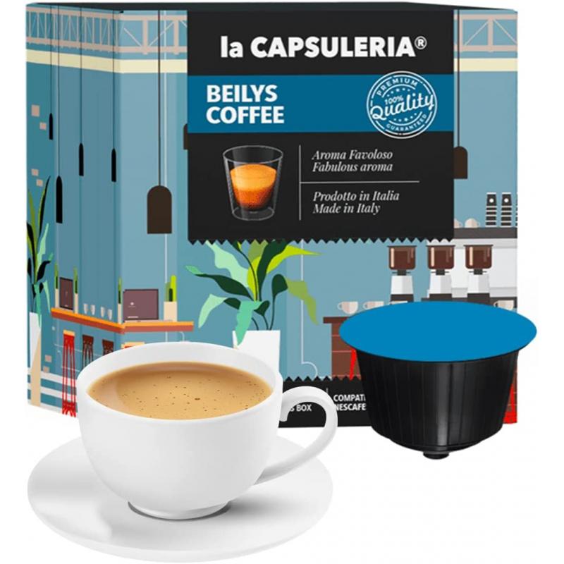 Baileys Coffee, 16 capsule compatibile Dolce Gusto, La Capsuleria