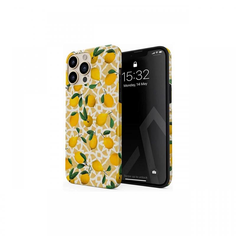 Husa iPhone 14 Pro Burga Dual Layer Lemon Juice