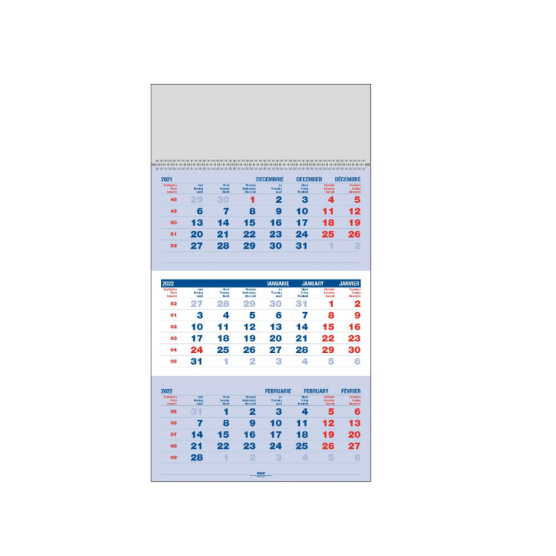  Calendar de Perete Ego Triptic, 330x480 mm, 13 File 