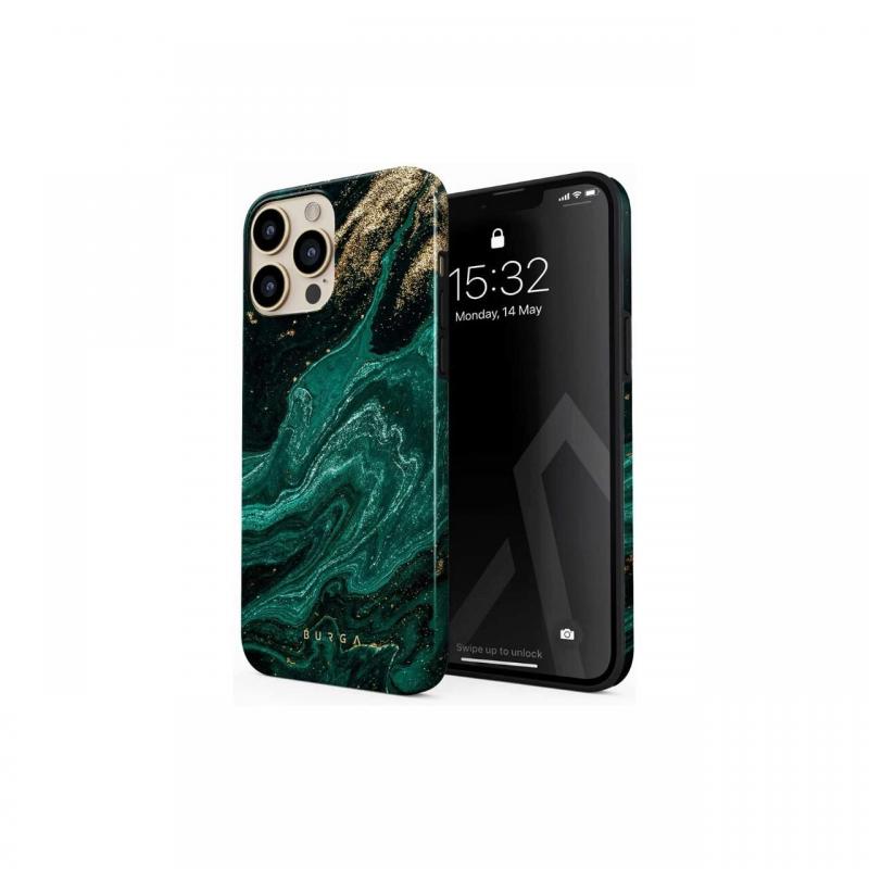 Husa iPhone 14 Pro Max Burga Dual Layer Emerald Pool