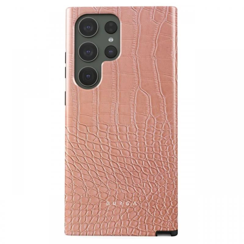 Burga Husa Dual Layer Pink Croco Samsung Galaxy S23 Ultra