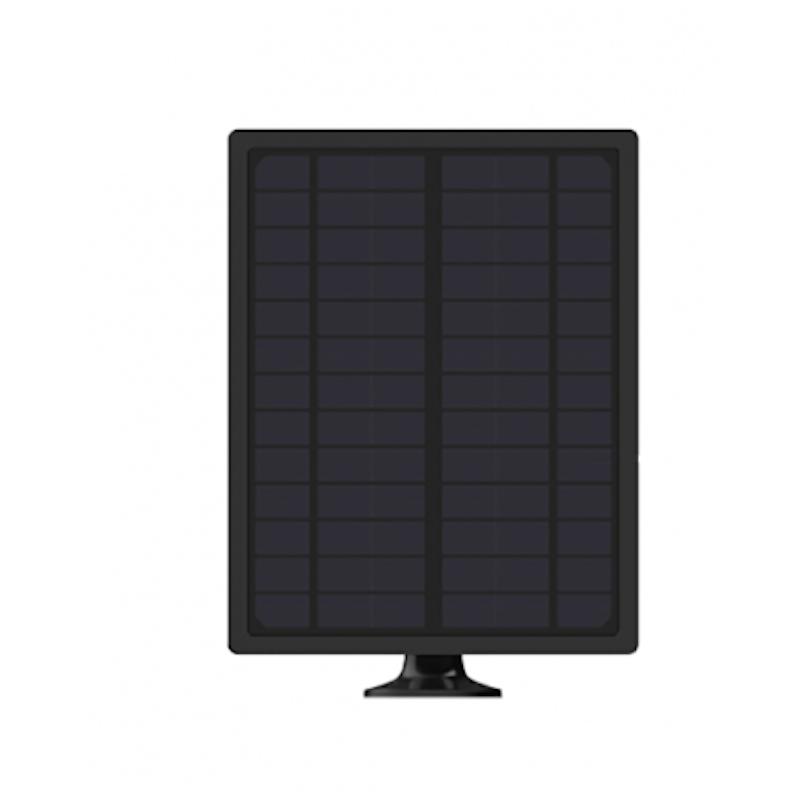 Panou solar pentru camerele de supraveghere cu baterie produse de Arenti