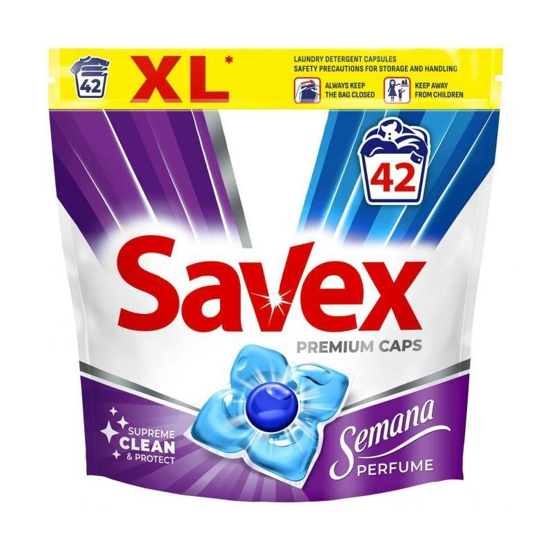 Detergent Automat Savex Capsule 2in1 Parfume, 42 Bucati
