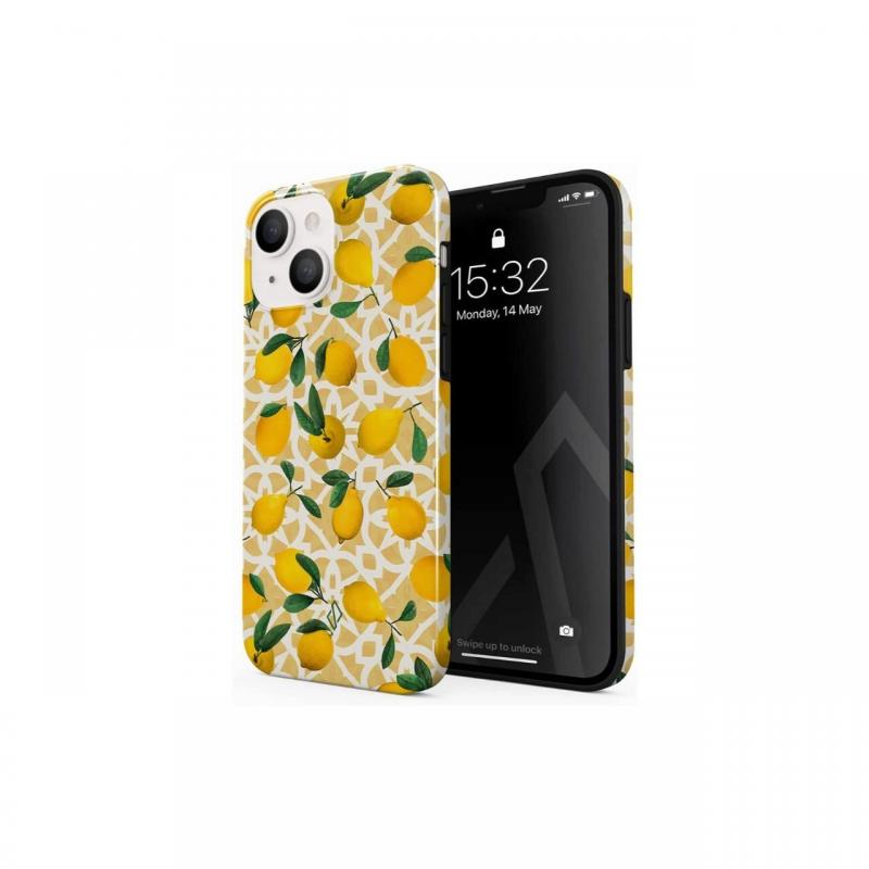 Husa iPhone 14 Plus Burga Dual Layer Lemon Juice