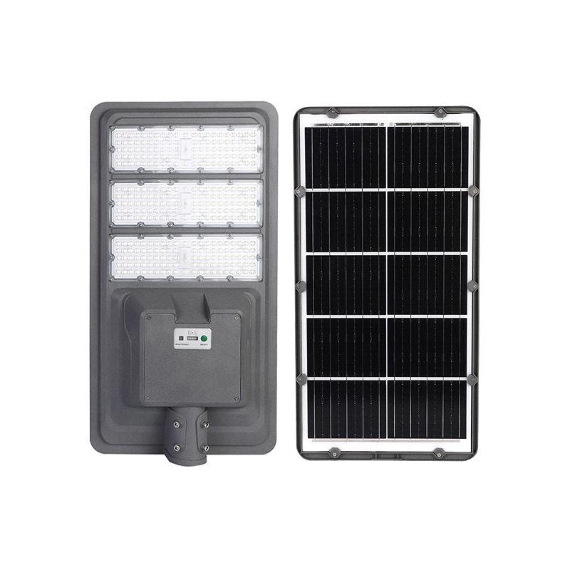 Lampa solara stradala eMazing, IP65, senzor de lumina, 306 LED-uri SMD, 3000 lm, panou 40W, putere 300W, 70.3 x 36.5 x8.7 cm, lumina alb rece, gri image7