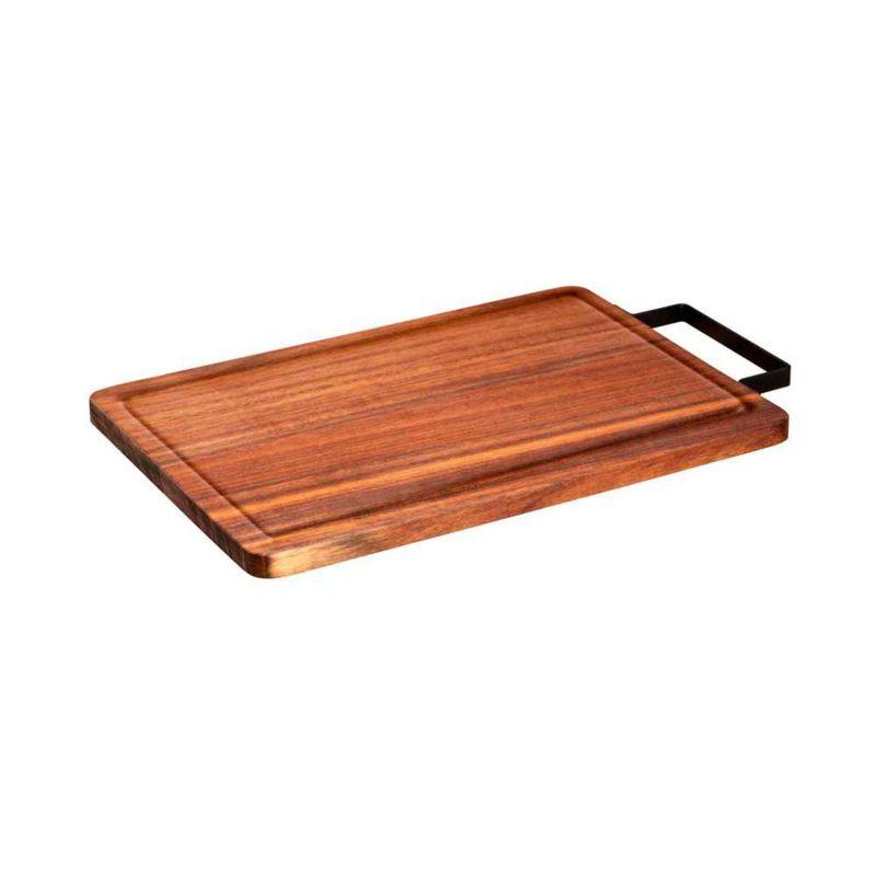 Tocator / Platou servire din lemn de accacia Wenko Black Outdoor Kitchen 37 x 23 x 1,5 cm maro 55088100