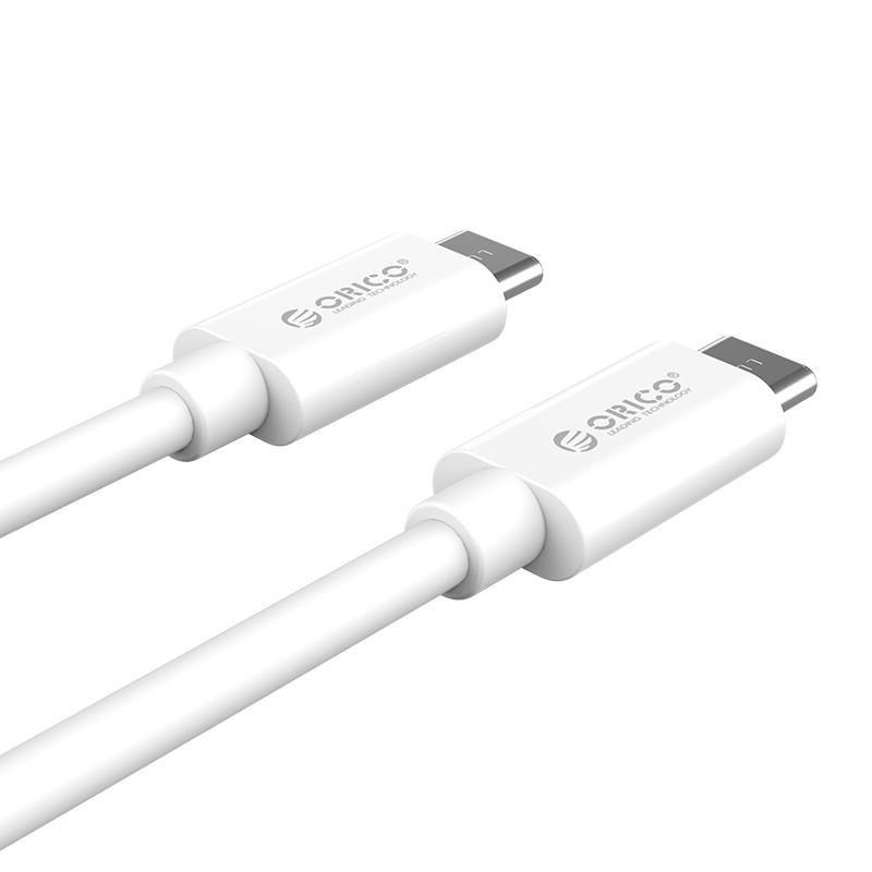 Cablu USB Orico CTC100M-10 USB Type-C - USB Type-C 1m alb