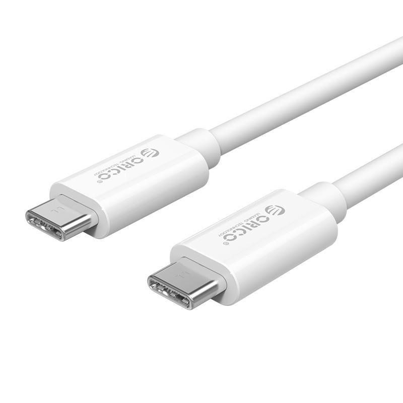 Cablu USB Orico CTC100-10 USB Type-C - USB Type-C 1m alb