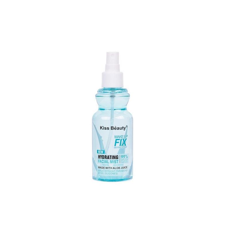Spray Hidratant pentru Fixarea Machiajului, Kiss Beauty, Hydrating Facial Mist, Aloe Juice, 180 ml